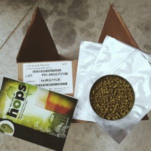 Latest harvest hop pellets