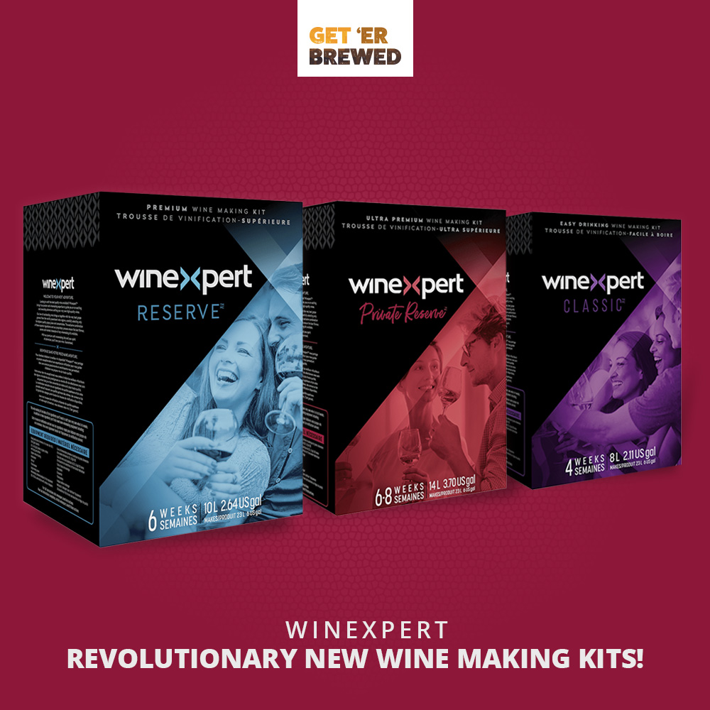 winexpert wine kits from Geterbrewed