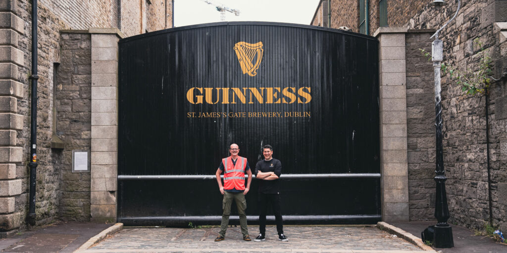 Guiness St James Famous Black & Gold Gates to get the Guinness Clone Recipe