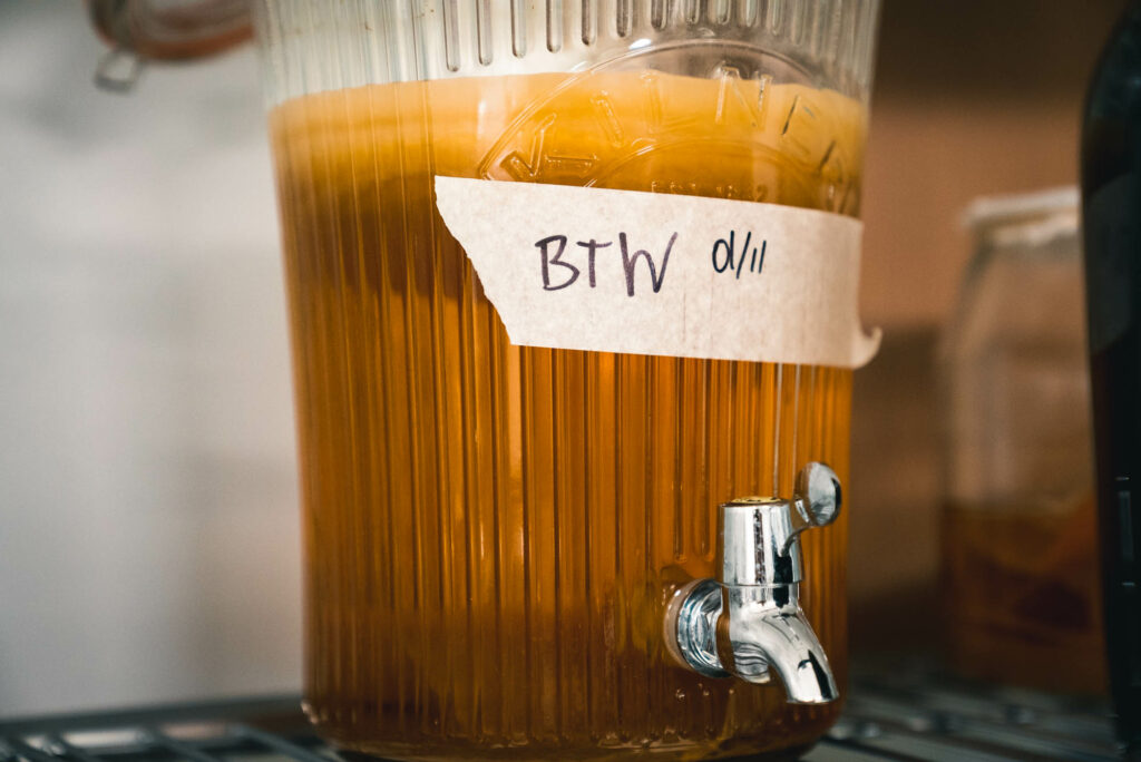 Kombucha fermentation