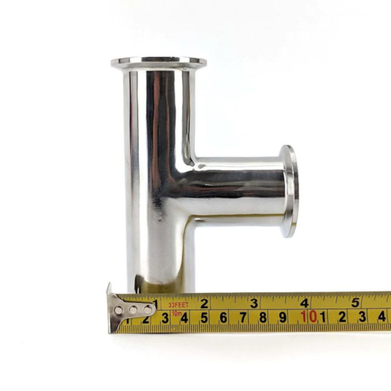 1.5" Tri Clamp Tee 1.5" Tri Clamp Tee