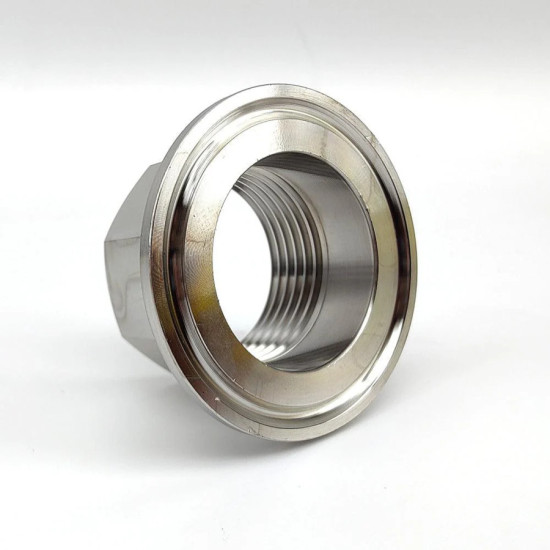 1.5" Tri Clamp x 1" Female (BSP) 1.5" Tri Clamp x 1" Female (BSP)