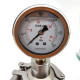 1.5" Tri Clamp Spunding Valve with Pressure Gauge 1.5" Tri Clamp Spunding Valve with Pressure Gauge