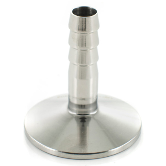 1.5" Tri Clamp - 10mm Hose Barb 1.5" Tri Clamp - 10mm Hose Barb