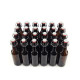 24 x 500ml Glass Swing Top Amber Bottles with PP Cap & Silicone Seal Cap