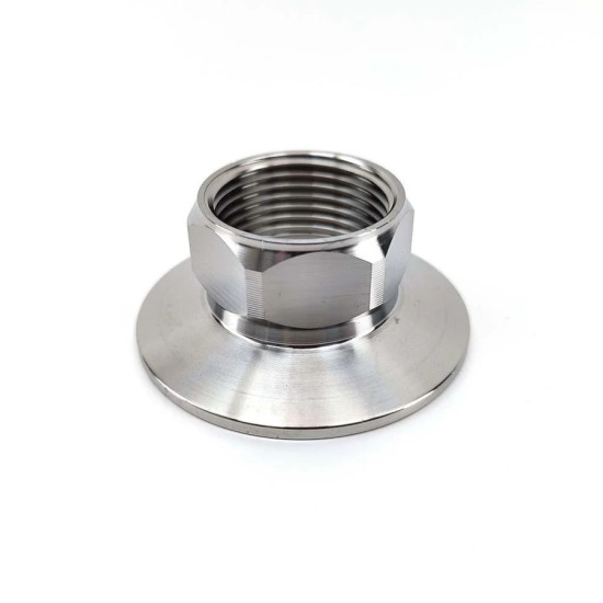 2" Tri Clamp x 1" Female (BSP) 2" Tri Clamp x 1" Female (BSP)
