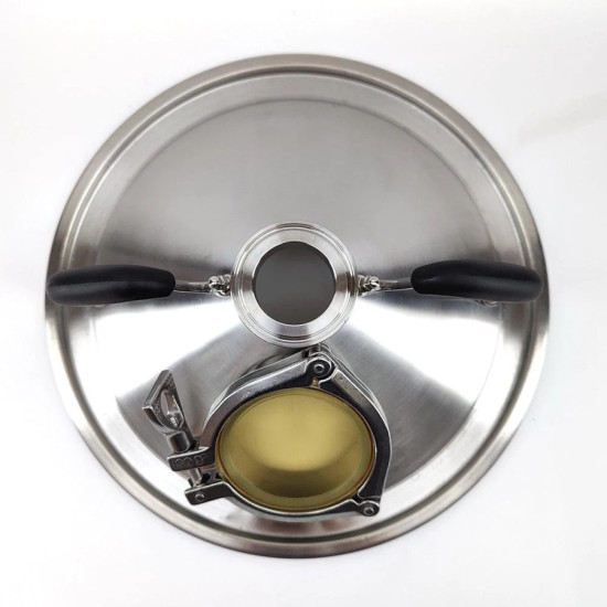 35L Pro Sight Glass Distillation / Steam Condenser Lid 35L Pro Sight Glass Distillation / Steam Condenser Lid