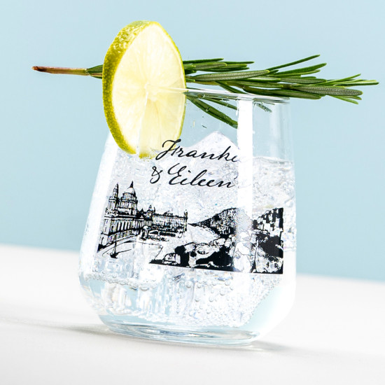 Frankie & Eileen's Gin Glass Frankie & Eileen's Gin Glass