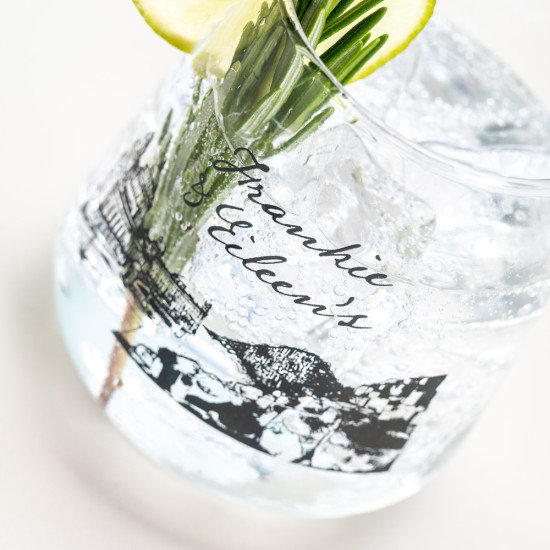Frankie & Eileen's Gin Glass Frankie & Eileen's Gin Glass
