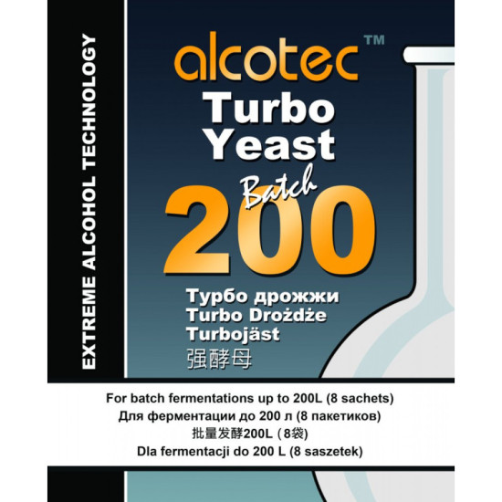 Alcotec Turbo Yeast - Batch 200