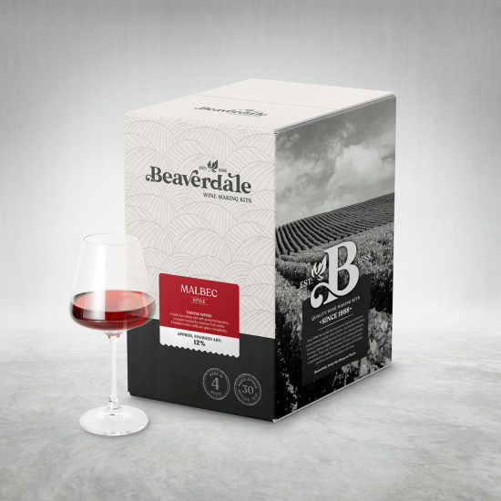 Beaverdale 30 Bottle Wine Kit - Malbec Style