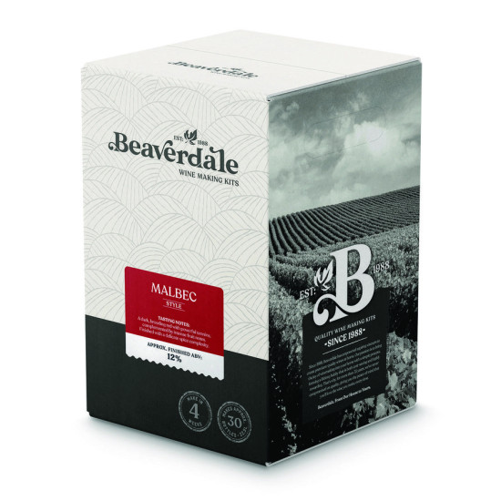 Beaverdale 30 Bottle Wine Kit - Malbec Style