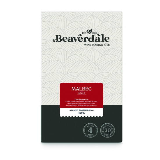 Beaverdale 30 Bottle Wine Kit - Malbec Style