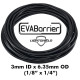 Black Lightshield EVABarrier 3mm ID x 6.35mm OD - Double Wall EVA Black Lightshield EVABarrier 3mm ID x 6.35mm OD - Double Wall EVA