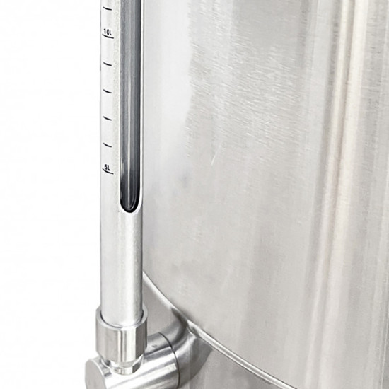 Brew Monk™ Magnus reinforced transparent circulation pipe with litre graduation and SST valve