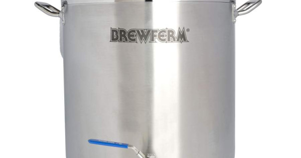 10 gallon brew kettle with sales ball valve