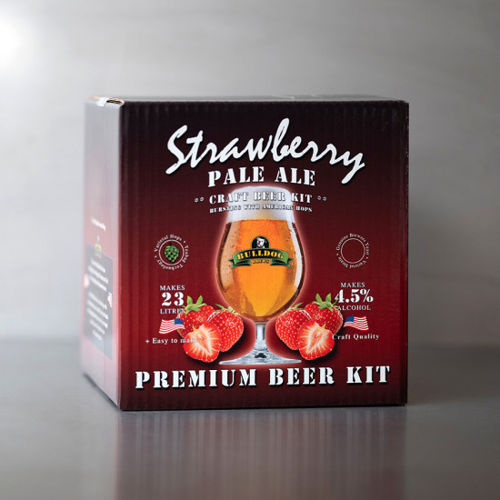 Bulldog Brews Strawberry Pale Ale Beer Kit