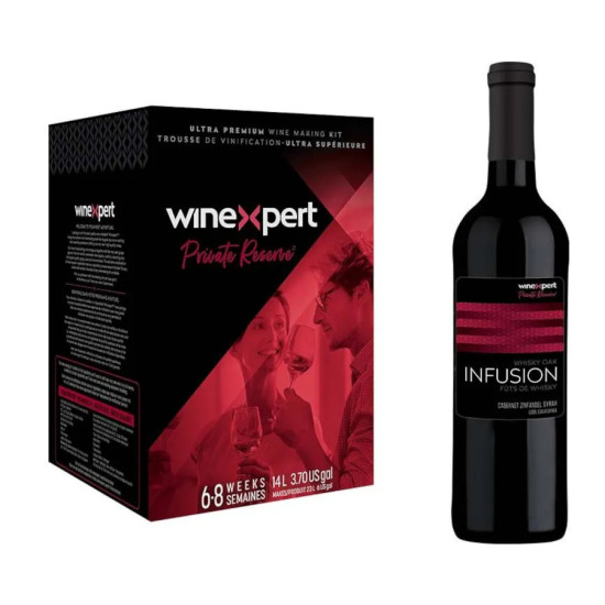 Cabernet, Zinfandel, Syrah Lodi Cali. Whisky Oak Infusion - Winexpert Private Reserve 14L Wine Kit