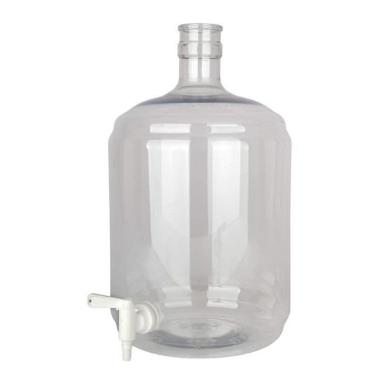 Carboy PET 12 Litres with tap 5/16-7/16