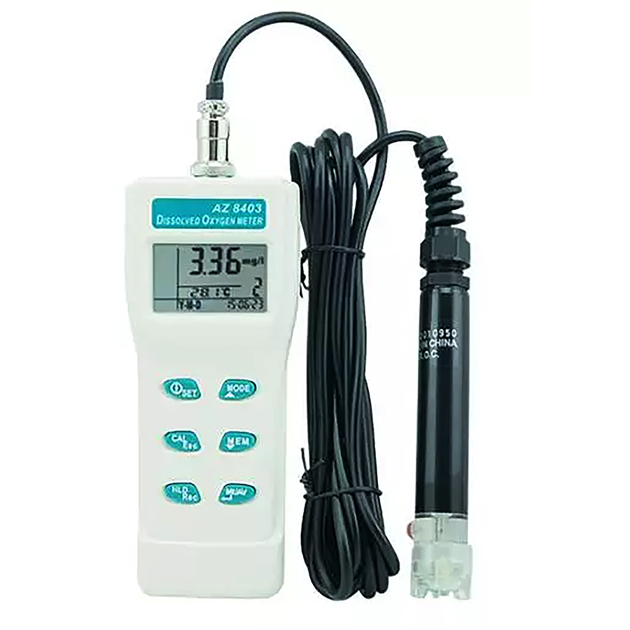 Botanist perzik invoeren Digital Dissolved Oxygen DO Meter Tester