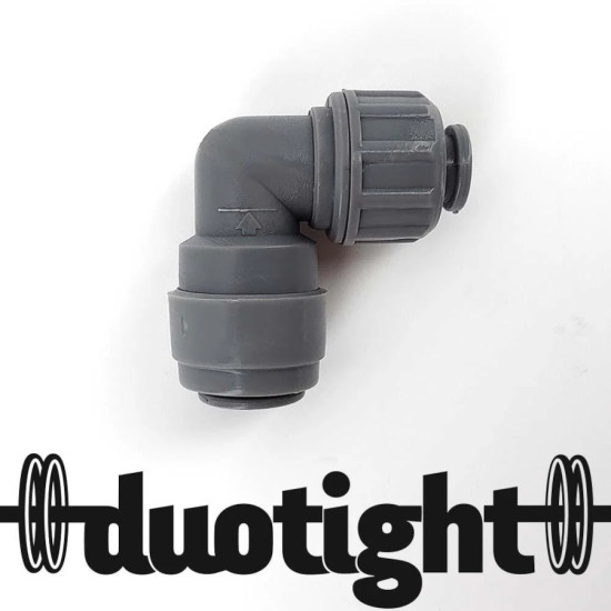 Duotight - 6.35mm (1/4") Screwlock x 8mm (5/16") - Reducer Elbow Duotight - 6.35mm (1/4") Screwlock x 8mm (5/16") - Reducer Elbow