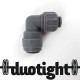 Duotight - 6.35mm (1/4") Screwlock x 8mm (5/16") - Reducer Elbow Duotight - 6.35mm (1/4") Screwlock x 8mm (5/16") - Reducer Elbow