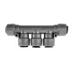 Duotight - 8mm (5/16")Female - 5 way Multi-Tee