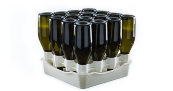 Bottle drainer rack outlet