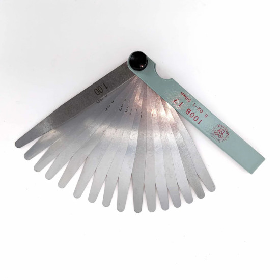 Feeler Gauge 17 Blade (0.02-1mm)