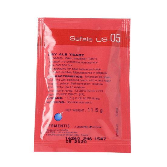Fermentis SafAle US-05 Yeast 11.5g