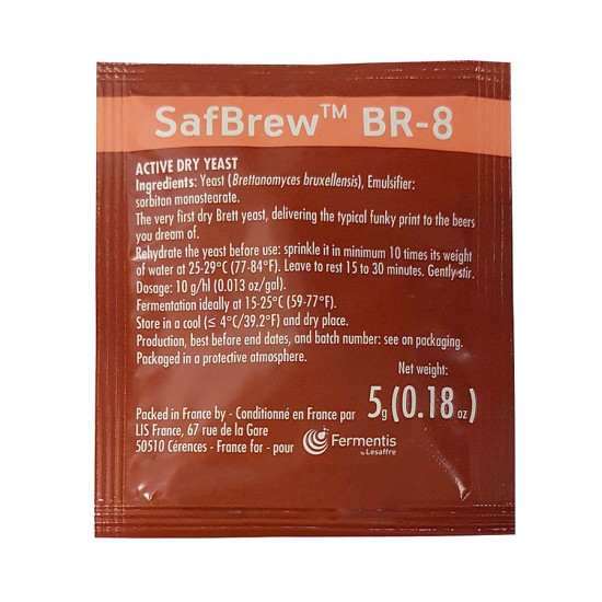 Fermentis SafBrew BR-8 Yeast 5g
