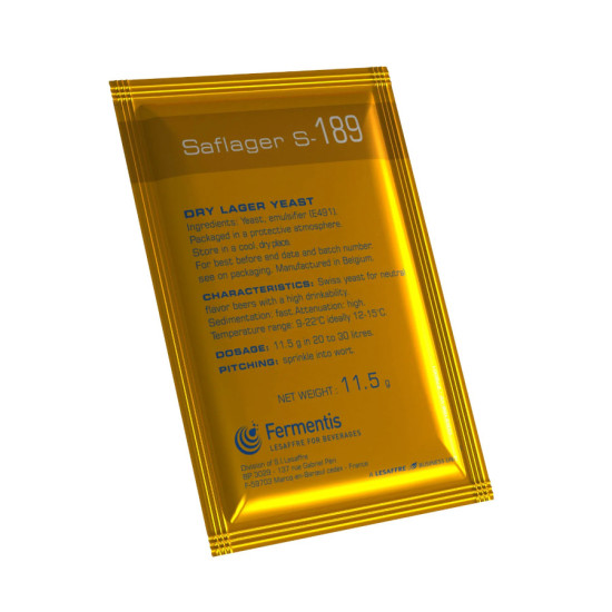 Fermentis SafLager™ S‑189 Yeast 11.5g