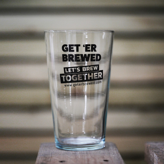 Geterbrewed Conical Beer Glass