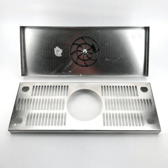 Glass Rinsing Drip Tray 460mm x 180mm Glass Rinsing Drip Tray 460mm x 180mm
