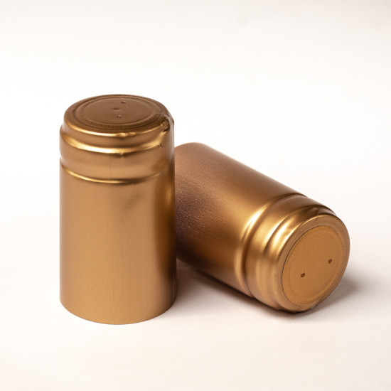 Gold Thermo Shrink Capsules for wine bottles 100