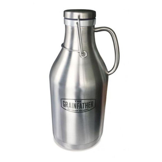 Grainfather Stainless Steel Swing Top Growler - 2 litres