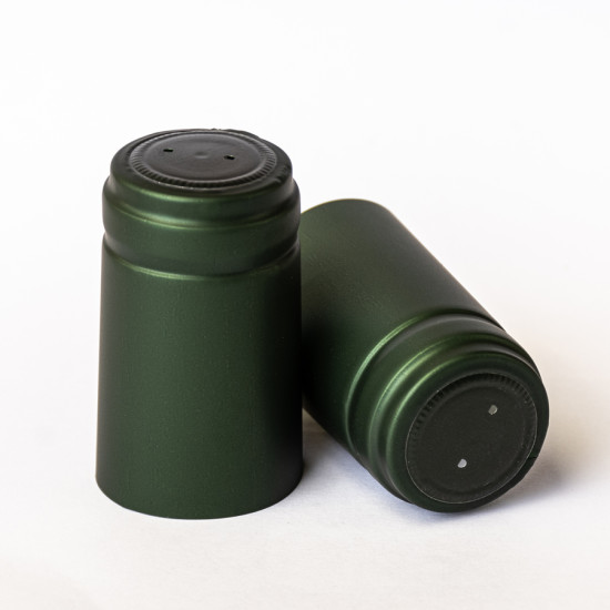 Green Thermo Shrink Capsules for wine bottles 100