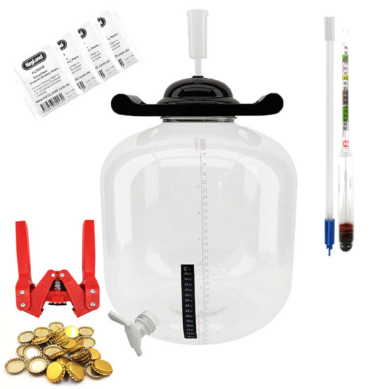 Home Brew Starter Kit - 30L FermZilla Flat Bottom with Bottle Capper Home Brew Starter Kit - 30L FermZilla Flat Bottom with Bottle Capper