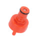 Line Cleaning & Carbonation Cap Red Plastic