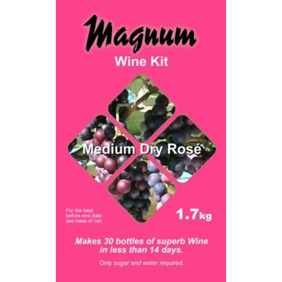 Magnum Dry Rose Wine Kit