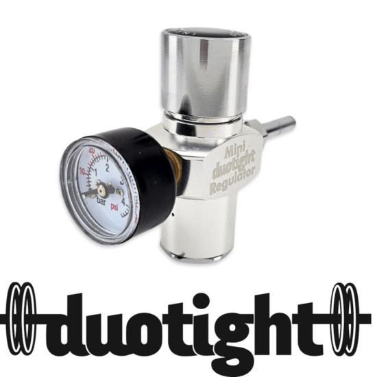 Mini duotight Regulator (6.35mm) Suits 16g and 74g Bulbs Mini duotight Regulator (6.35mm) Suits 16g and 74g Bulbs