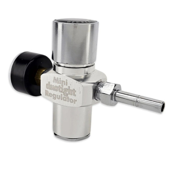 Mini duotight Regulator (6.35mm) Suits 16g and 74g Bulbs Mini duotight Regulator (6.35mm) Suits 16g and 74g Bulbs