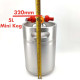 Mini Keg SS Low Profile Ball Lock Tapping Head Kit Mini Keg SS Low Profile Ball Lock Tapping Head Kit
