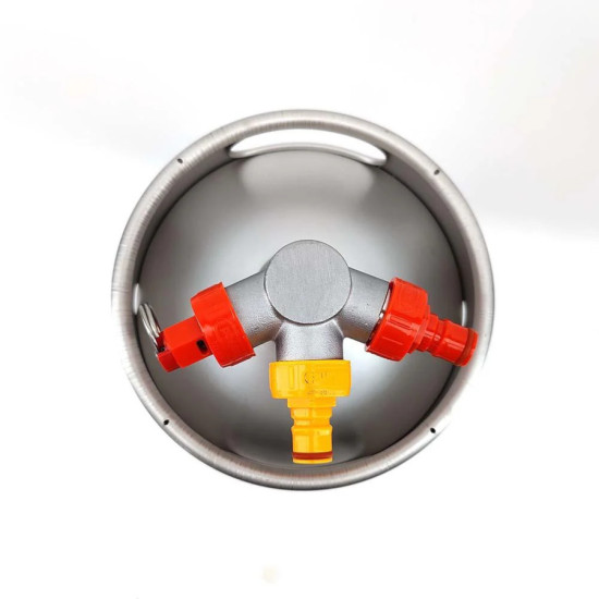 Mini Keg SS Low Profile Ball Lock Tapping Head Kit Mini Keg SS Low Profile Ball Lock Tapping Head Kit
