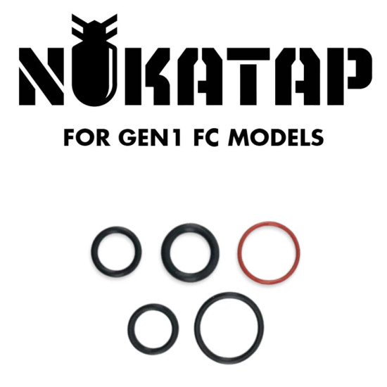 NukaTap - Seal Kit (suits FC Gen1 and SS Models)