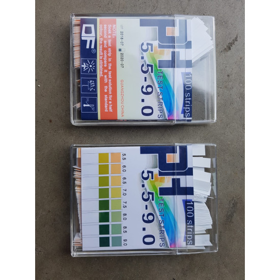 pH Test Strips 5.5-9.0 - 100 Strips per box