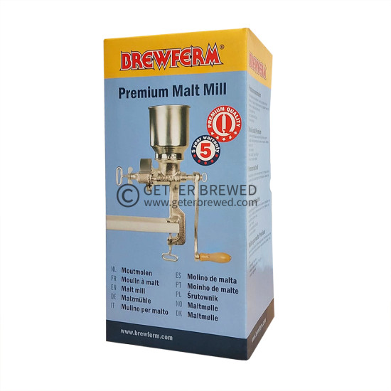 Premium Cast Iron Malt Mill - Brewferm
