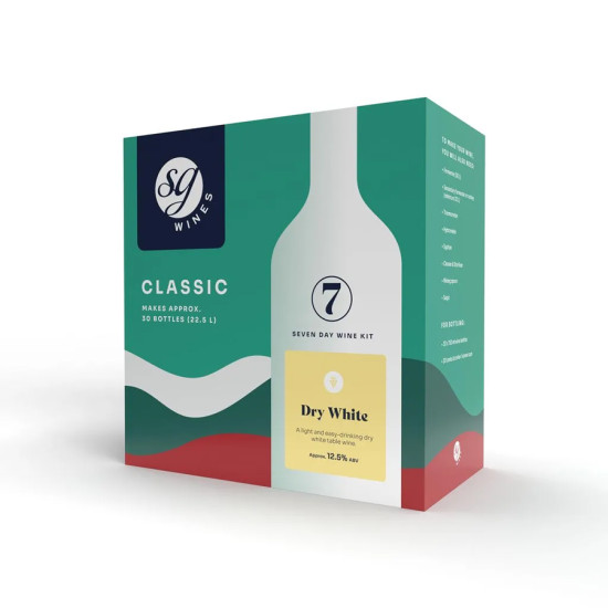 SG Wines Classic Dry White Wine Kit 