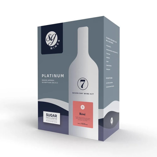 SG Wines Platinum Rose Wine Kit