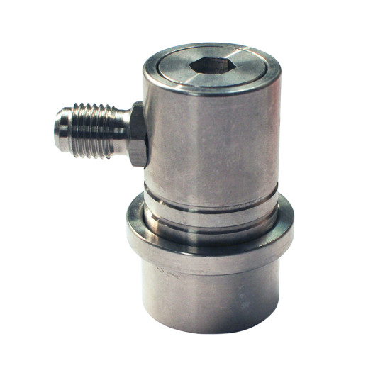 Stainless Steel Ball Lock Disconnect 1/4” threaded connector for gas